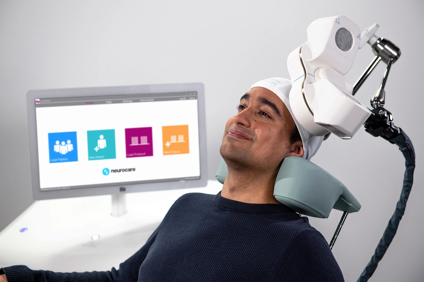 TMS treatment chair