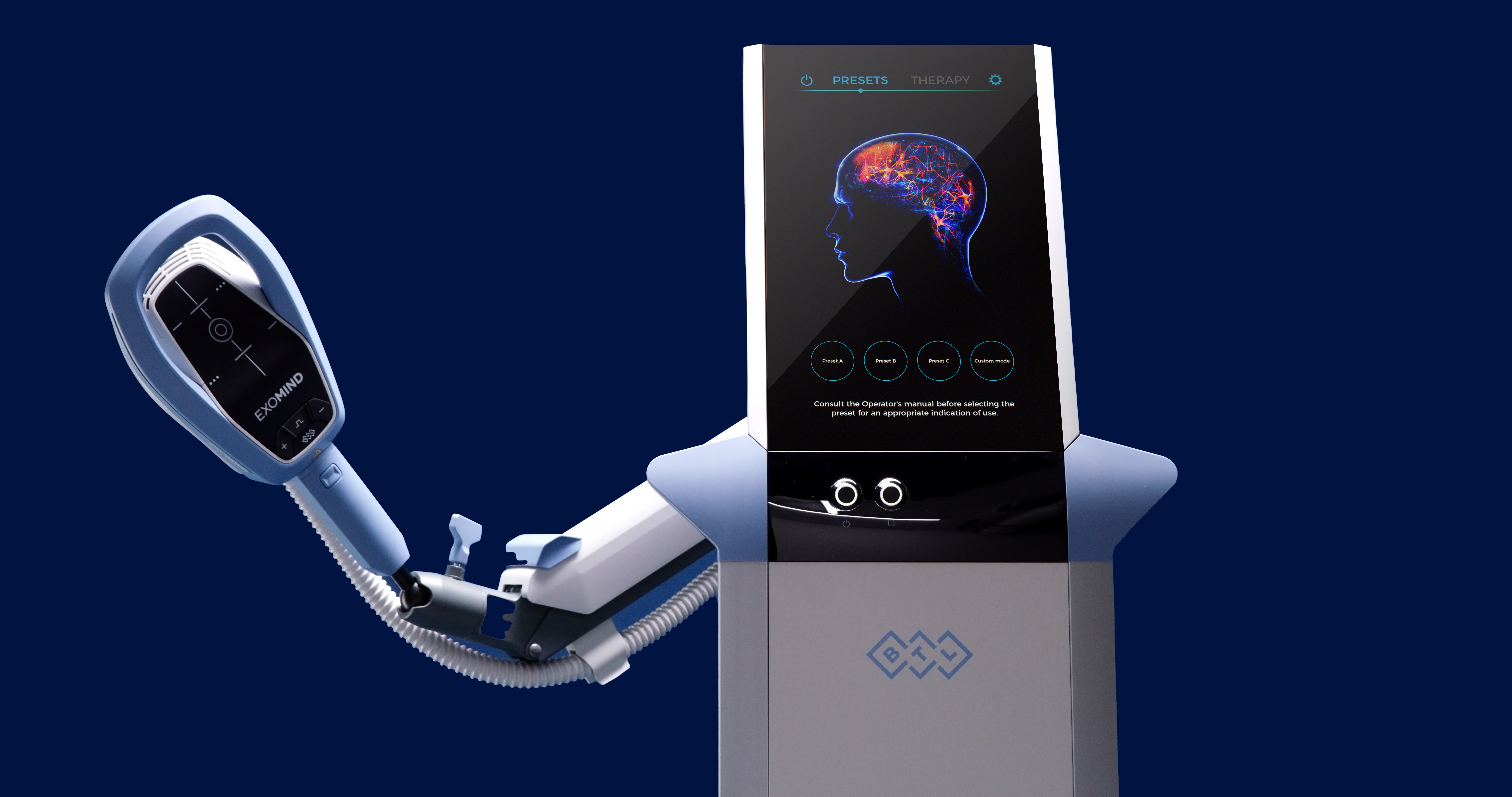 Exomind TMS device - premium technology